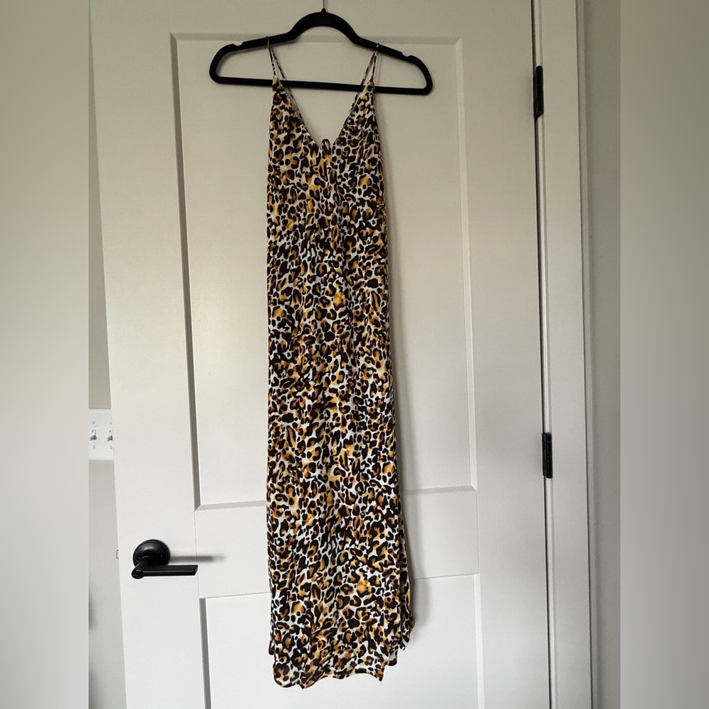 NWT Buddy Love Wild Leopard Print Maxi Dress